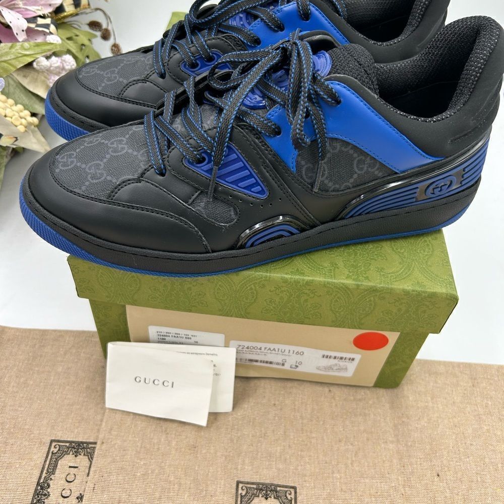 Men’s Gucci, limited edition basket sneakers, size 10 made in Italy - Picture 5 of 11